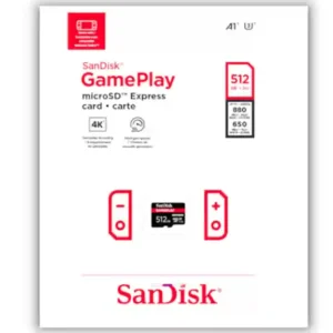 Memoria GamePlay Sandisk 512 – Nuevo Switch 2